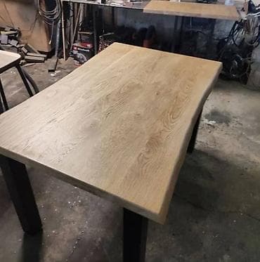 Desks and tables: Trpezarijski sto masiv hrast 130x80cm Moguca izrada u drugim at lalafo.rs — 1 Desks and tables: Trpezarijski sto masiv hrast 130x80cm Moguca izrada u drugim — 1
