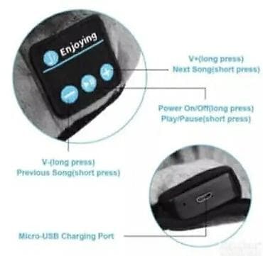 Bluetooth muzička maska za spavanje – stereo slušalice u mekoj traci na lalafo.rs — 3 Bluetooth muzička maska za spavanje – stereo slušalice u mekoj traci — 3