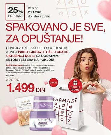 Farmasi “ReSET Ritual” – komplet za opuštanje i negu - Set sadrži na lalafo.rs Farmasi “ReSET Ritual” – komplet za opuštanje i negu - Set sadrži