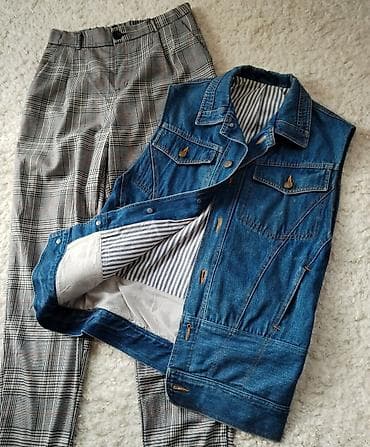 prsluk jaknica mango u: Teksas prsluk postavljen kvalitetan, punog teksasa nije tanak, sa at lalafo.rs — 1 prsluk jaknica mango u: Teksas prsluk postavljen kvalitetan, punog teksasa nije tanak, sa — 1