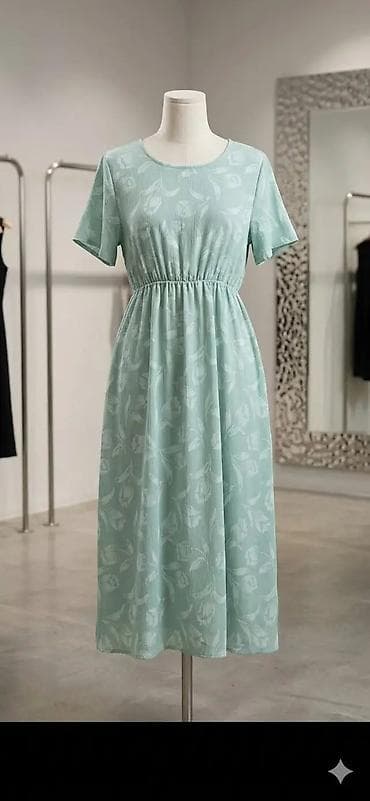 Ženska haljina sa kratkim rukavima i cvetnim reljefnim dezenom - na lalafo.rs Ženska haljina sa kratkim rukavima i cvetnim reljefnim dezenom -