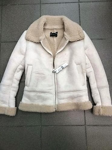 Ženska jakna od veštačkog krzna (teddy/shearling stil) u krem/bež na lalafo.rs — 2 Ženska jakna od veštačkog krzna (teddy/shearling stil) u krem/bež — 2