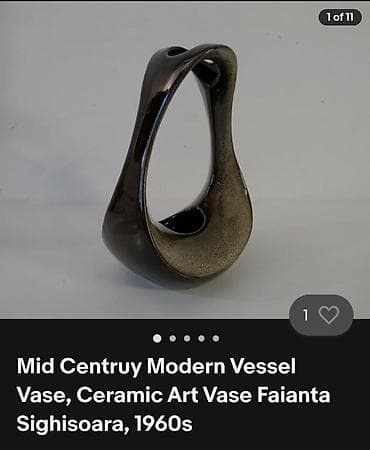 Vases and pots: Vaza nova iz 1960ih.god.unetnicka Fianta Sighisoara. Umetnicka at lalafo.rs — 3 Vases and pots: Vaza nova iz 1960ih.god.unetnicka Fianta Sighisoara. Umetnicka — 3