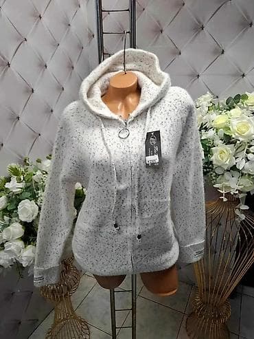 Ženska pletena dukserica/jaknica sa kapuljačom - Model: topla pletena na lalafo.rs — 4 Ženska pletena dukserica/jaknica sa kapuljačom - Model: topla pletena — 4