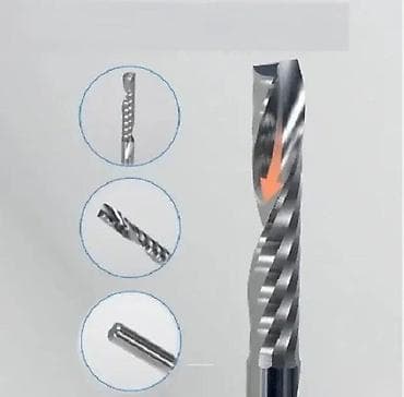 Milling Cutters: Karbidna spiralna glodalica/bit za CNC i ručne gravere - Materijal at lalafo.rs — 2 Milling Cutters: Karbidna spiralna glodalica/bit za CNC i ručne gravere - Materijal — 2