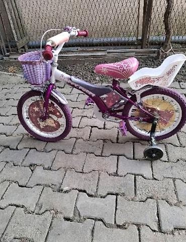 Dečiji bicikl sa pomoćnim točkićima - Veličina točkova: približno 16" na lalafo.rs Dečiji bicikl sa pomoćnim točkićima - Veličina točkova: približno 16"