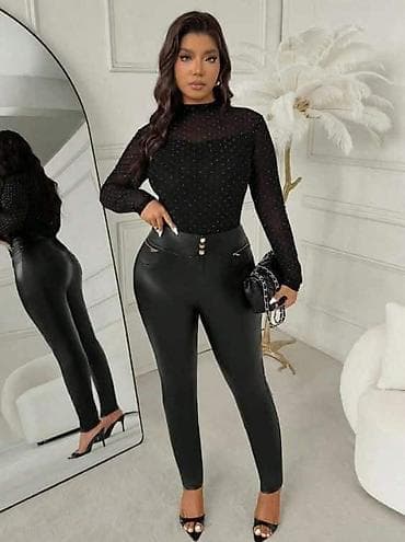 💥Pantalone od eko koze/uzak struk 🔥Cena: 2600din ✅Vel na lalafo.rs — 2 💥Pantalone od eko koze/uzak struk 🔥Cena: 2600din ✅Vel — 2