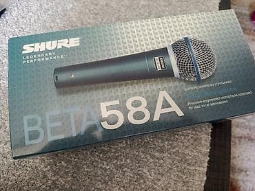 Shure Beta 58A dinamički vokalni mikrofon - Superkardioidna usmerena na lalafo.rs — 9 Shure Beta 58A dinamički vokalni mikrofon - Superkardioidna usmerena — 9