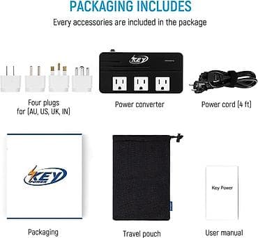 Key Power – putni konverter i univerzalni adapter sa USB-C PD 18W - na lalafo.rs — 3 Key Power – putni konverter i univerzalni adapter sa USB-C PD 18W - — 3