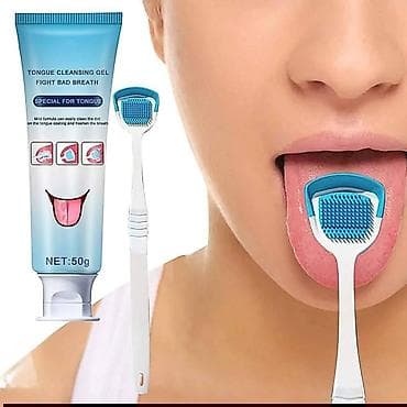 Gel za čišćenje jezika + strugač Opis: - Specijalni gel za čišćenje na lalafo.rs — 3 Gel za čišćenje jezika + strugač Opis: - Specijalni gel za čišćenje — 3