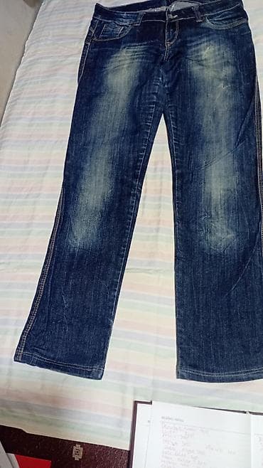 bermude teksas br: Ženske pantalone – set od 3 para - Tamnoplave farmerke: klasičan kroj at lalafo.rs — 3 bermude teksas br: Ženske pantalone – set od 3 para - Tamnoplave farmerke: klasičan kroj — 3