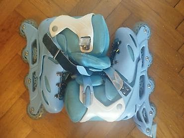 Podesivi roleri 36-39 plavi,tockici za rolere - ko novi Deciji na lalafo.rs — 1 Podesivi roleri 36-39 plavi,tockici za rolere - ko novi Deciji — 1