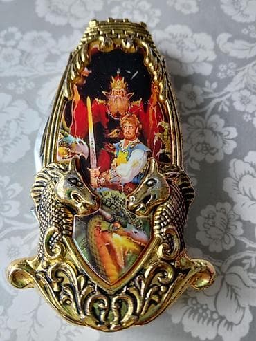 Dekorativni preklopni nož sa fantazi motivom - Preklopni nož sa na lalafo.rs Dekorativni preklopni nož sa fantazi motivom - Preklopni nož sa