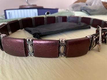 Ženski kais, sa cirkonima, vestacka koza, dužina kaiša 97cm na lalafo.rs — 6 Ženski kais, sa cirkonima, vestacka koza, dužina kaiša 97cm — 6