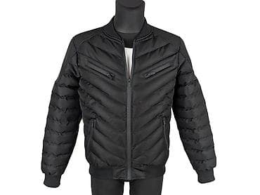 kozna jakna sa: Muška jakna – crna, štepana, bomber kroj - Moderan bomber dizajn sa na lalafo.rs — 1 kozna jakna sa: Muška jakna – crna, štepana, bomber kroj - Moderan bomber dizajn sa — 1