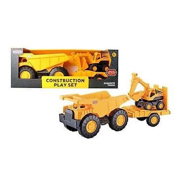Toy Vehicles & Accessories: Konstrukcioni set za igru – kamioni i bager - Tematski set at lalafo.rs — 1 Toy Vehicles & Accessories: Konstrukcioni set za igru – kamioni i bager - Tematski set — 1