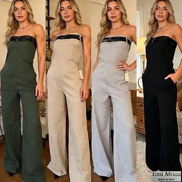 Ženski kombinezon bez naramenica – Emi Moda, Made in Italy. - Model na lalafo.rs Ženski kombinezon bez naramenica – Emi Moda, Made in Italy. - Model