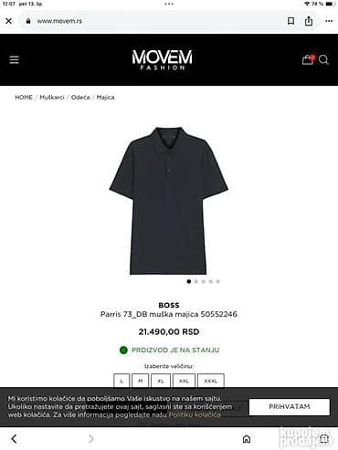 Originalni Hugo Boss duks - L PRAKTICNO NOV 100% LAN materijal na lalafo.rs — 7 Originalni Hugo Boss duks - L PRAKTICNO NOV 100% LAN materijal — 7