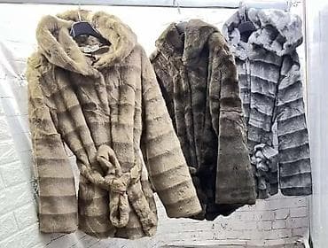 Elegantni ženski kaput sa kapuljačom od krzna (eco-fur) sa pojasom - na lalafo.rs — 2 Elegantni ženski kaput sa kapuljačom od krzna (eco-fur) sa pojasom - — 2