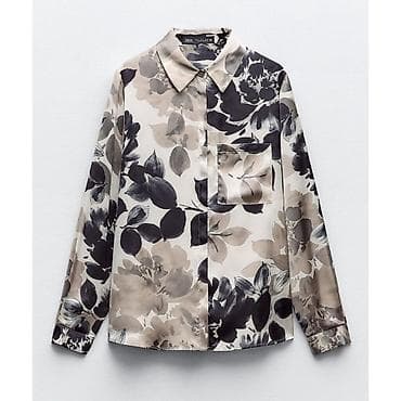 ZARA satenska košulja sa cvetnim printom - Model: ZARA WOMAN - na lalafo.rs — 4 ZARA satenska košulja sa cvetnim printom - Model: ZARA WOMAN - — 4