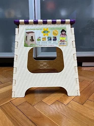 Kids' furniture: Preklopna plastična sklopiva stolica/tabure – HOBBY - Višenamenska at lalafo.rs — 1 Kids' furniture: Preklopna plastična sklopiva stolica/tabure – HOBBY - Višenamenska — 1