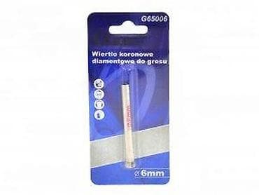 Dijamantska krunska burgija za gres – Ø 6 mm - Namena: precizno na lalafo.rs Dijamantska krunska burgija za gres – Ø 6 mm - Namena: precizno