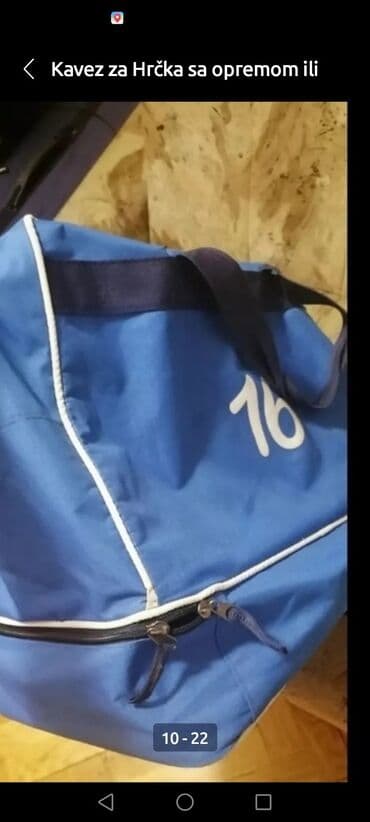 Other: Sportska torba na rame ili u ruke. sve ispravno
Mirjevo at lalafo.rs — 16 Other: Sportska torba na rame ili u ruke. sve ispravno
Mirjevo — 16