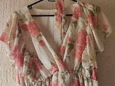 sako laneni: Duga letnja haljina sa floralnim printom - Materijal: lagani at lalafo.rs — 2 sako laneni: Duga letnja haljina sa floralnim printom - Materijal: lagani — 2