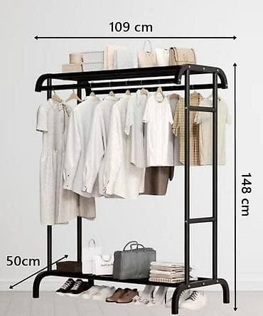 Stalak Za Odeću – Sklopivi Dupli Štender Cena: 3499din Prenosni na lalafo.rs — 7 Stalak Za Odeću – Sklopivi Dupli Štender Cena: 3499din Prenosni — 7