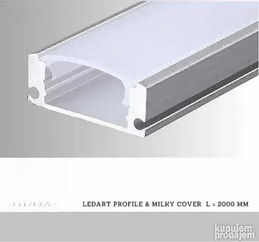 Lighting & Fittings: MEGGA, LEDART NADGRADNI ALU. PROFIL 1L2000mm GREYWH, 000651 at lalafo.rs — 1 Lighting & Fittings: MEGGA, LEDART NADGRADNI ALU. PROFIL 1L2000mm GREYWH, 000651 — 1