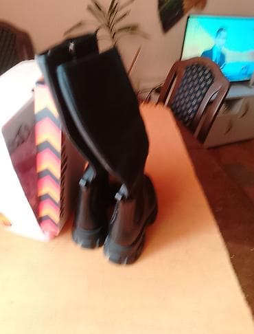 High boots, 40.5, color - Black at lalafo.rs — 2 High boots, 40.5, color - Black — 2