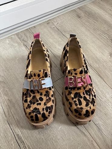 Ženske loafer cipele sa animal printom (leopard) i masivnim đonom. - at lalafo.rs — 5 Ženske loafer cipele sa animal printom (leopard) i masivnim đonom. - — 5