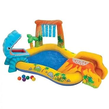All for children's playground: Dečiji naduvani vodeni park – dinosaurus tema 249x191x109 INTEX 57444 at lalafo.rs — 1 All for children's playground: Dečiji naduvani vodeni park – dinosaurus tema 249x191x109 INTEX 57444 — 1