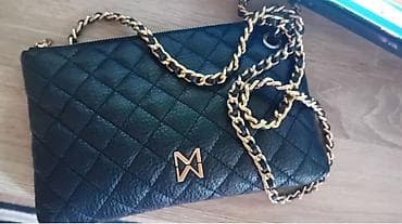 Elegantna crna MZONA ženska torbica sa prošivenim (quilting) dezenom na lalafo.rs Elegantna crna MZONA ženska torbica sa prošivenim (quilting) dezenom