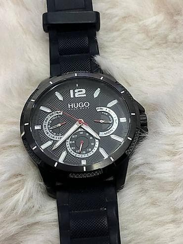HUGO (Hugo Boss) muški ručni sat - Kućište: crno, nerđajući čelik - na lalafo.rs — 2 HUGO (Hugo Boss) muški ručni sat - Kućište: crno, nerđajući čelik - — 2