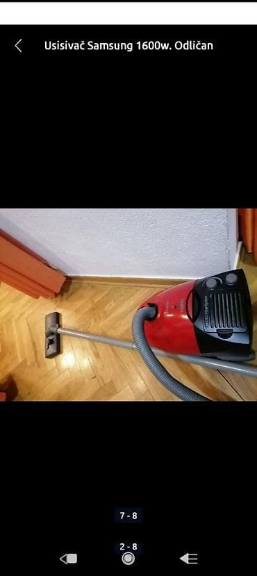 Usisivač samsung na vrećicu. ispravan dobar 1600 w. Dobar na lalafo.rs — 3 Usisivač samsung na vrećicu. ispravan dobar 1600 w. Dobar — 3