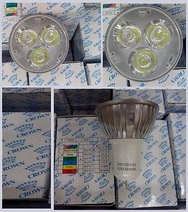 LED sijalica3W 6500K GU10,mr16,GU5.3,e27. Menja halogen spot ili na lalafo.rs — 6 LED sijalica3W 6500K GU10,mr16,GU5.3,e27. Menja halogen spot ili — 6