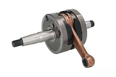 Radilica, komponenta motora, sa klipnjačom. Izrađena od metala na lalafo.rs Radilica, komponenta motora, sa klipnjačom. Izrađena od metala