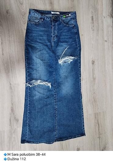 Džins suknja – model “M Sara” - Kroj: duga ravna suknja od teksasa sa na lalafo.rs Džins suknja – model “M Sara” - Kroj: duga ravna suknja od teksasa sa