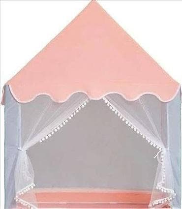 Šator za decu novo kućica sa zavesama Sator je lagan i prenosiv na lalafo.rs — 2 Šator za decu novo kućica sa zavesama Sator je lagan i prenosiv — 2