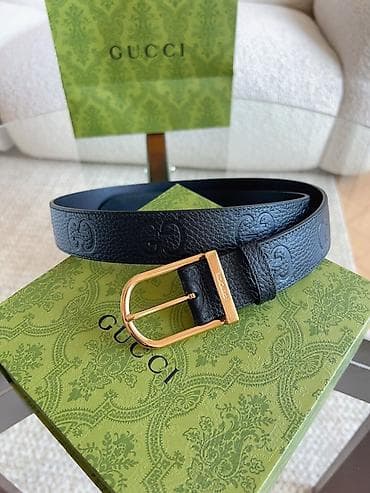 Gucci kožni kaiš – crna zrnasta (pebble) koža sa utisnutim na lalafo.rs — 5 Gucci kožni kaiš – crna zrnasta (pebble) koža sa utisnutim — 5