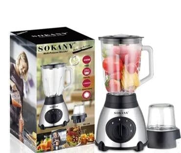 Blenderi, mikseri: Blender Sokany sa tri brzine 400W 🍹🔧 Blender Sokany 2u1 – Moćan i na lalafo.rs Blenderi, mikseri: Blender Sokany sa tri brzine 400W 🍹🔧 Blender Sokany 2u1 – Moćan i