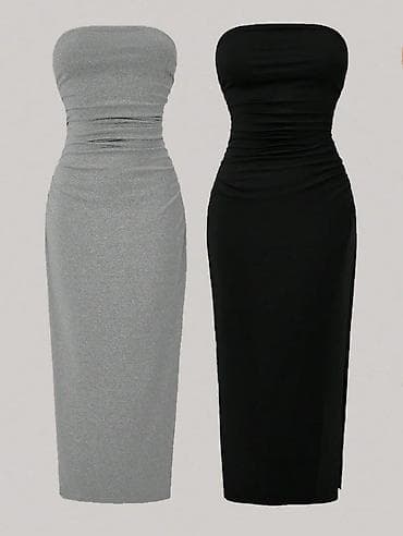 Haljine duge top sa slicem nabrane. Crna,roza,pink,ciklama,tamno na lalafo.rs — 4 Haljine duge top sa slicem nabrane. Crna,roza,pink,ciklama,tamno — 4