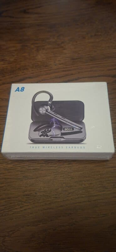 Bluetooth slušalica A8 – True Wireless Earbuds - Dizajn sa kukicom na lalafo.rs Bluetooth slušalica A8 – True Wireless Earbuds - Dizajn sa kukicom