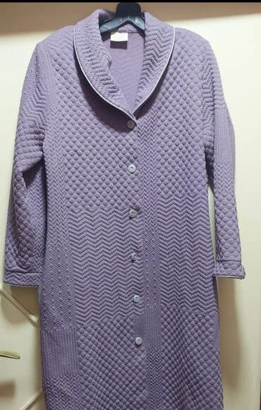 Ženska kućna haljina / bade-mantil na kopčanje - Boja: svetlo na lalafo.rs Ženska kućna haljina / bade-mantil na kopčanje - Boja: svetlo