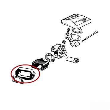 Gumeni zaptivni prsten – usis karburatora za motorne testere - na lalafo.rs Gumeni zaptivni prsten – usis karburatora za motorne testere -