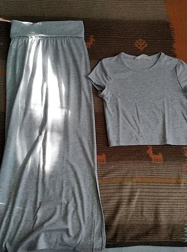 H&M komplet sivi - suknja I majica 158/164 na lalafo.rs — 1 H&M komplet sivi - suknja I majica 158/164 — 1