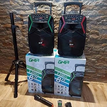 Ghia Bluetooth zvučnik sa bežičnim mikrofonom Snažan i moderan Ghia na lalafo.rs — 2 Ghia Bluetooth zvučnik sa bežičnim mikrofonom Snažan i moderan Ghia — 2