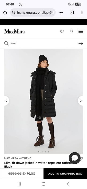 Nova nenošena perjana jakna Max Mara Weekend sa etiketom, elegantna na lalafo.rs — 2 Nova nenošena perjana jakna Max Mara Weekend sa etiketom, elegantna — 2
