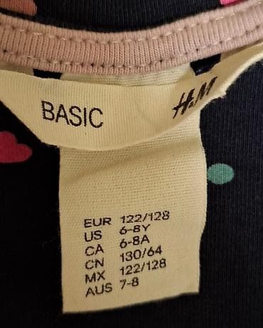 H&M Basic linija haljina za devojčice teget Veličina 122-128 6-8 na lalafo.rs — 3 H&M Basic linija haljina za devojčice teget Veličina 122-128 6-8 — 3